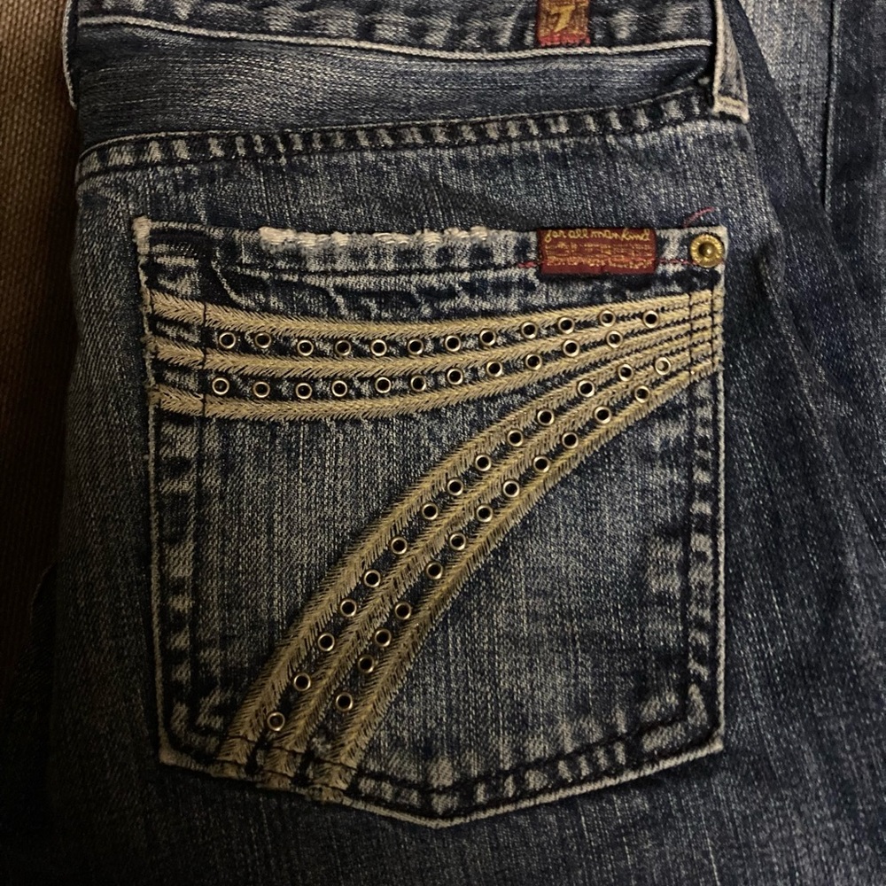 7 for all man kind jean shorts
